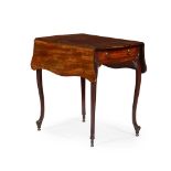 GEORGE III MAHOGANY 'BUTTERFLY' PEMBROKE TABLE EARLY 19TH CENTURY