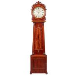 SCOTTISH MAHOGANY DRUMHEAD LONGCASE CLOCK, J.W. MITCHELL, GLASGOW MID 19TH CENTURY