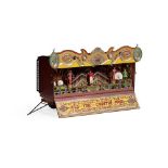 MINIATURE ELECTRIC CALLIOPE FAIRGROUND WAGON 20TH CENTURY