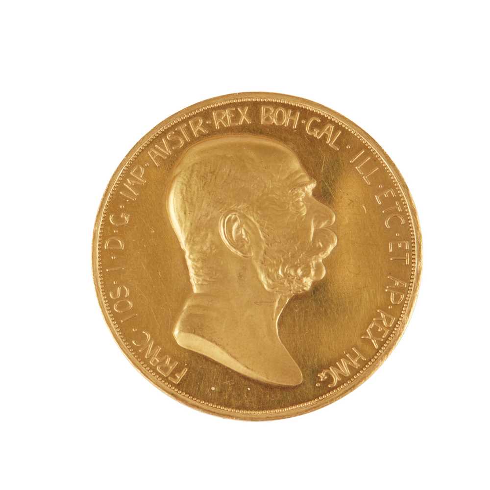 Austria - 100 Corona gold coin - Image 2 of 2