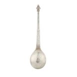 An early 17th-Century German silver spoon