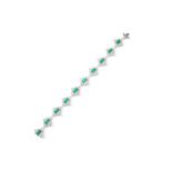 Fei Liu: An emerald and diamond bracelet