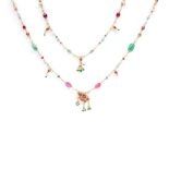 An Indian pearl and gem-set necklace