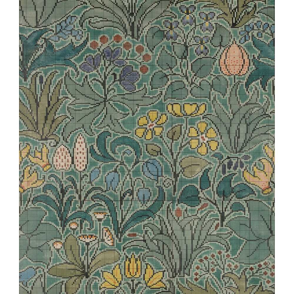 C. F. A. VOYSEY (1857-1941) FOR TOMKINSON & ADAM LTD., KIDDERMINSTER FRAMED DESIGN FOR A CARPET, DAT