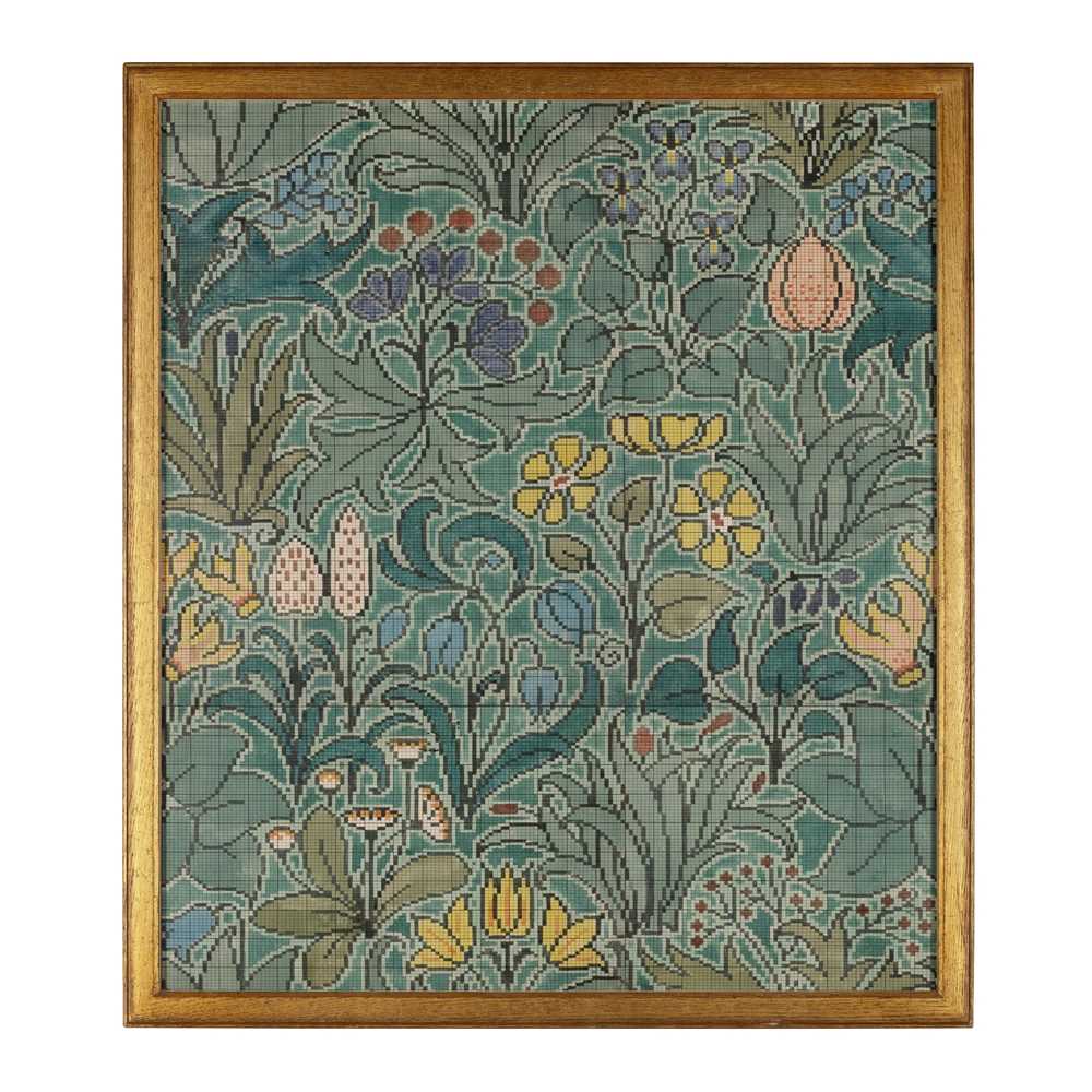 C. F. A. VOYSEY (1857-1941) FOR TOMKINSON & ADAM LTD., KIDDERMINSTER FRAMED DESIGN FOR A CARPET, DAT - Image 2 of 3