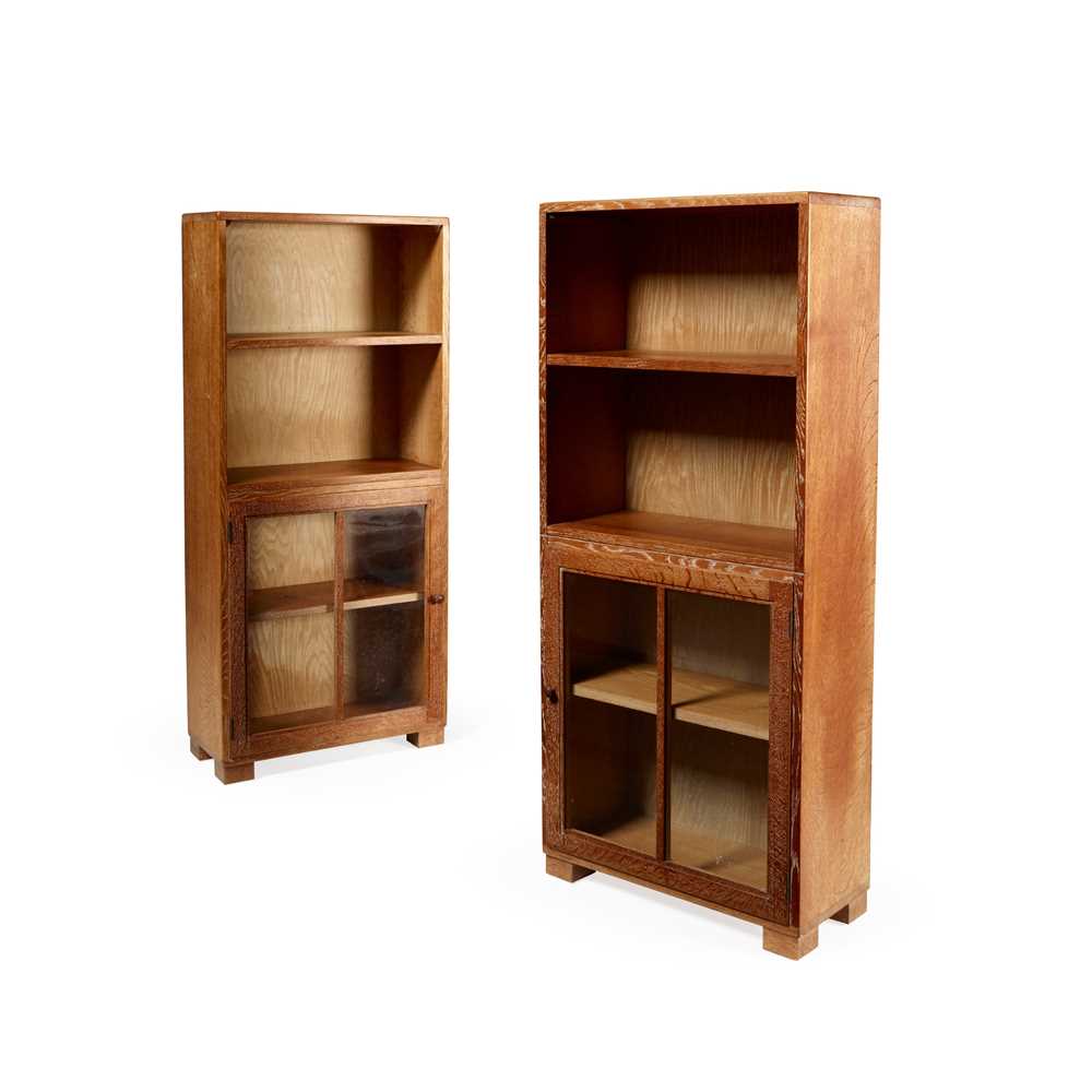 ENGLISH, MANNER OF HEAL & SON, LONDON PAIR OF SMALL BOOKCASES, CIRCA 1930