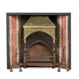 ENGLISH AESTHETIC MOVEMENT FIREPLACE, CIRCA 1871