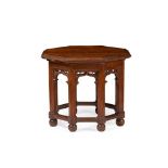 ENGLISH GOTHIC REVIVAL LOW TABLE, CIRCA 1900