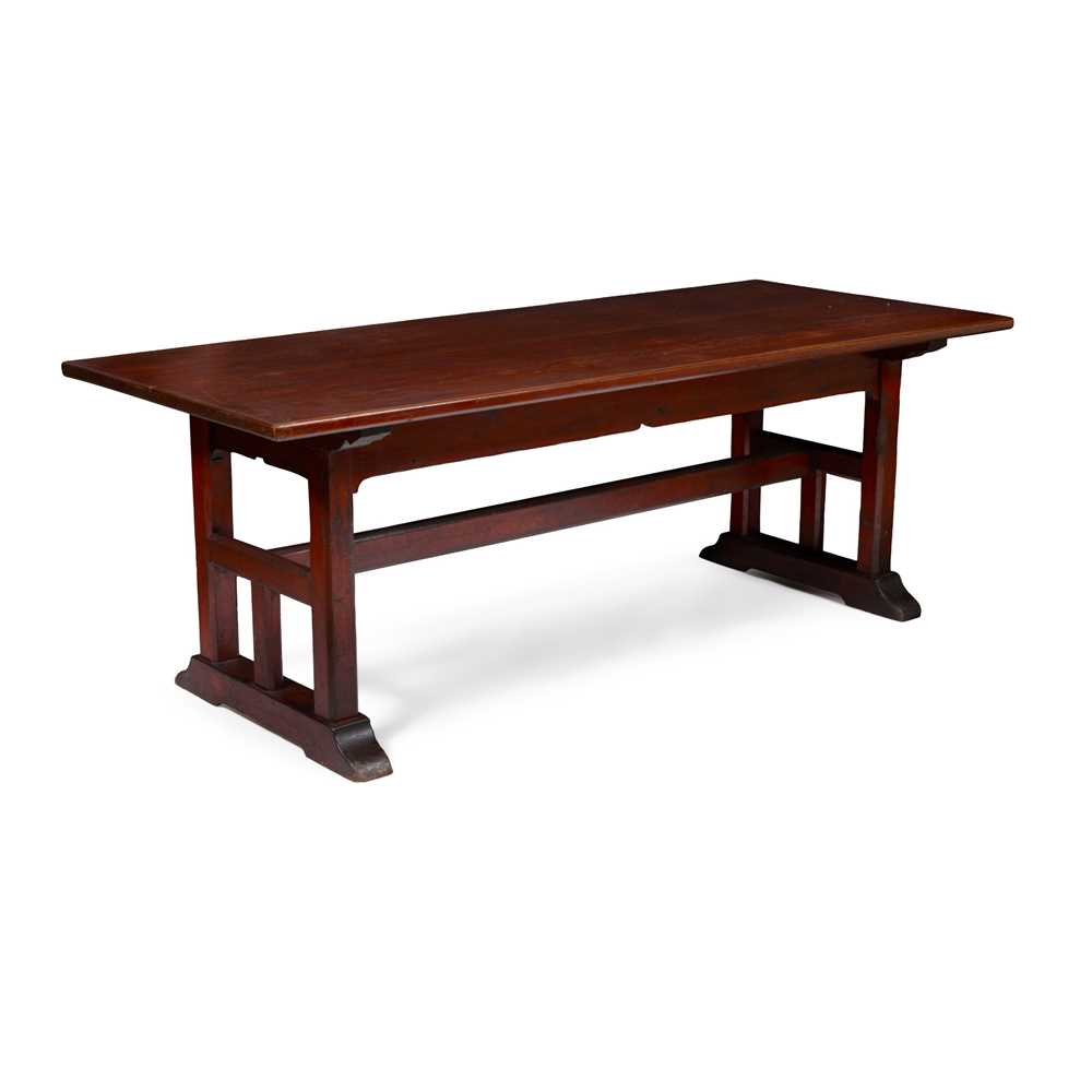 HENRY WOODYER (1816–1896) ARTS & CRAFTS REFECTORY TABLE, CIRCA 1870