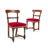 E.W. PUGIN (1834-1875) PAIR OF SIDE CHAIRS, CIRCA 1870