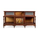 COLLINSON & LOCK, LONDON AESTHETIC MOVEMENT DRAWING ROOM CABINET, CIRCA 1880