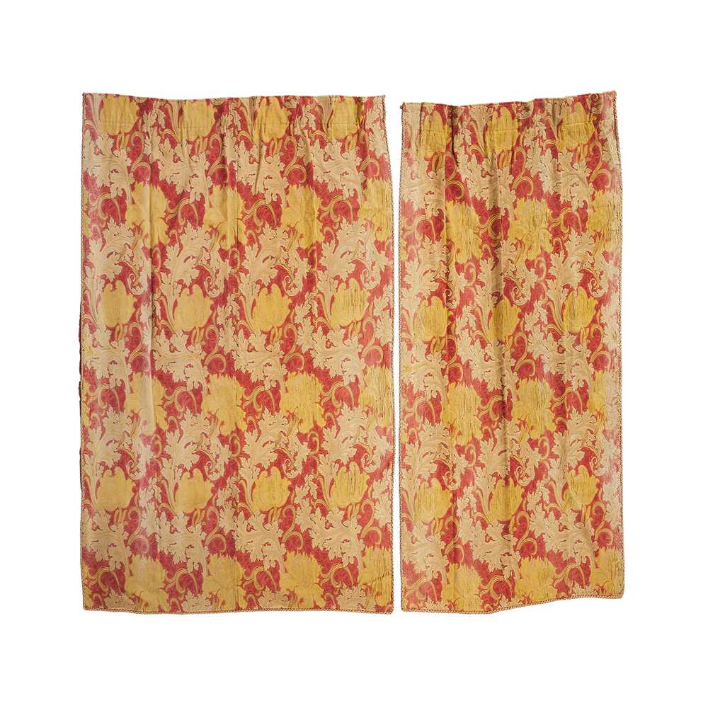 ENGLISH TWO PAIRS OF ARTS & CRAFTS CURTAINS, CIRCA 1900 - Image 4 of 7