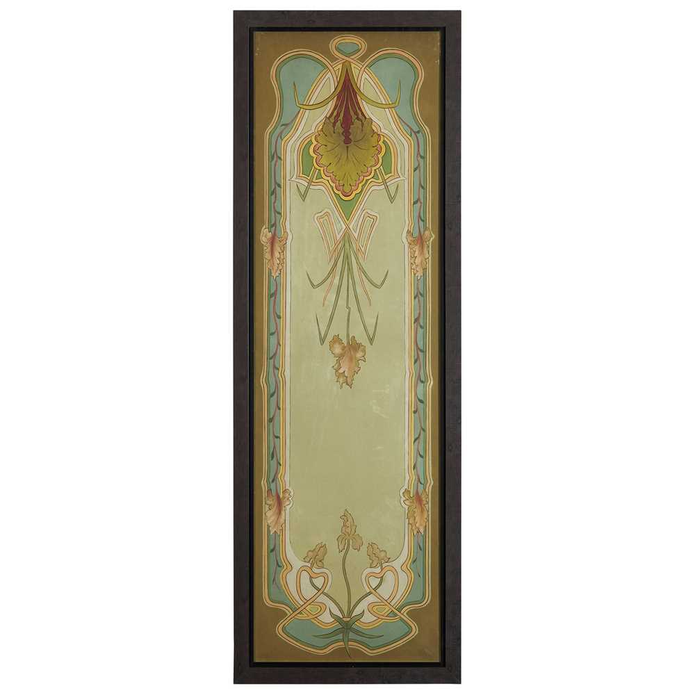 FRENCH PAIR OF ART NOUVEAU WALL PANELS, CIRCA 1900 - Image 2 of 4