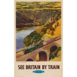 Frank Wootton (1911–1998) West of England, See Britain by Train