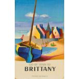 Jacques Nathan-Garamond (1910- 2001) Go by Train to Brittany