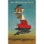 Abram Games (1914 – 1996) See Britain by Train