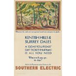Ethelbert White (1891-1972) Kentish Hills & Surrey Dales