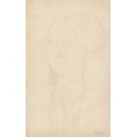◆ Amedeo Modigliani (Italian, 1884-1920) Head of a Girl