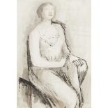 § Henry Moore O.M., C.H. (British 1898-1986) Draped Seated Girl, c.1930