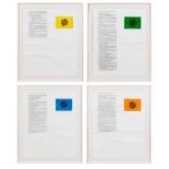 § Art & Language (active since 1967) 4 Flags for Organisations, 1978