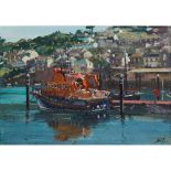 § Bernard Evans (British 1929-2014) Lifeboat, Newlyn, 2004