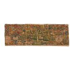 NEEDLEWORK VALANCE PANEL FRAGMENT EARLY 17TH CENTURY