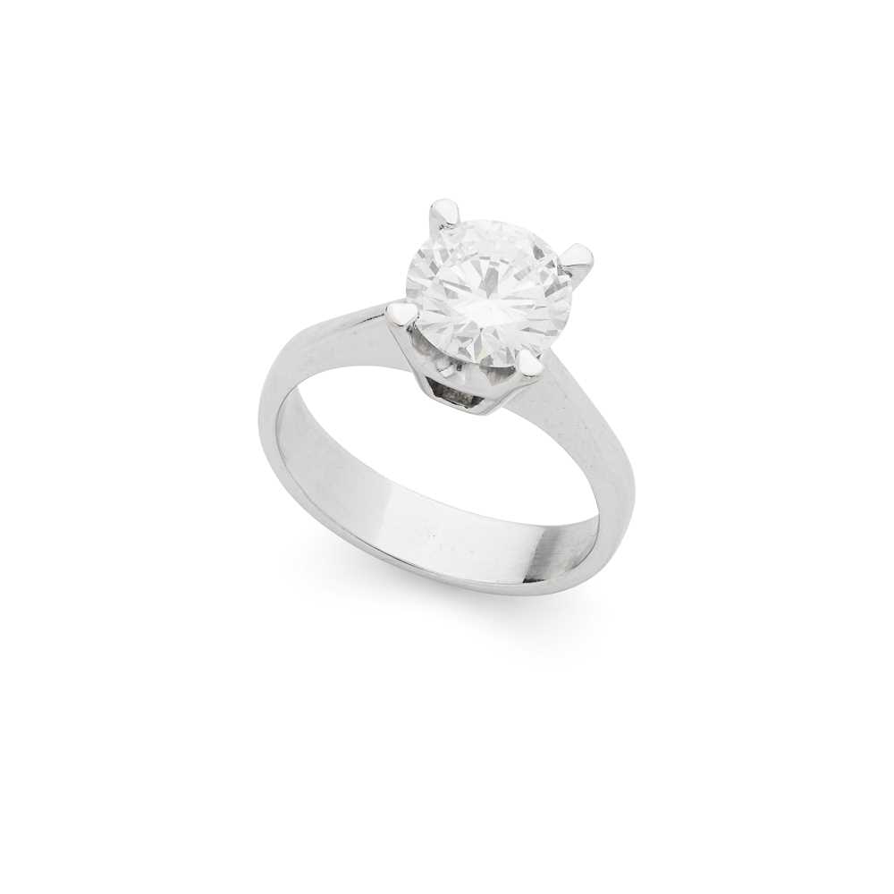 A diamond single-stone ring - Image 5 of 5