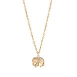 An elephant pendant necklace