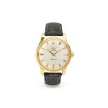 Longines: a gold wristwatch