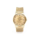 Omega: a 1960's gold wristwatch