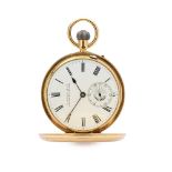 Hamilton & Co.: an 18ct gold pocket watch