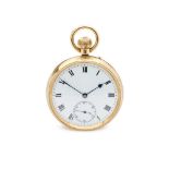 An 18ct gold pocket watch