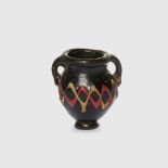 GREEK MOSAIC GLASS MINIATURE AMPHORA EASTERN MEDITERRANEAN, C. 3RD CENTURY B.C.