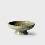 ACHAEMENID PERSIAN STONE FOOTED DISH WESTERN ASIA, 5TH CENTURY B.C.