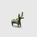 LURISTAN BRONZE DEER FIGURE NEAR EAST, C. EARLY 1ST MILLENNIUM B.C.