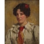 JOHN MCGHIE (SCOTTISH 1867-1952) THE RED NECK-TIE