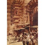 JOHN KEPPIE (SCOTTISH 1862-1945) SOUKKARIE GATE, CAIRO