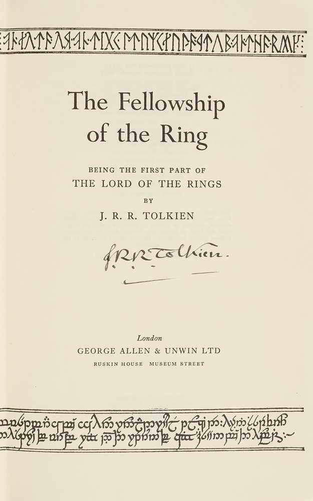 Tolkien, J. R. R. (1892-1973) The Lord of the Rings, signed by Tolkien in each volume