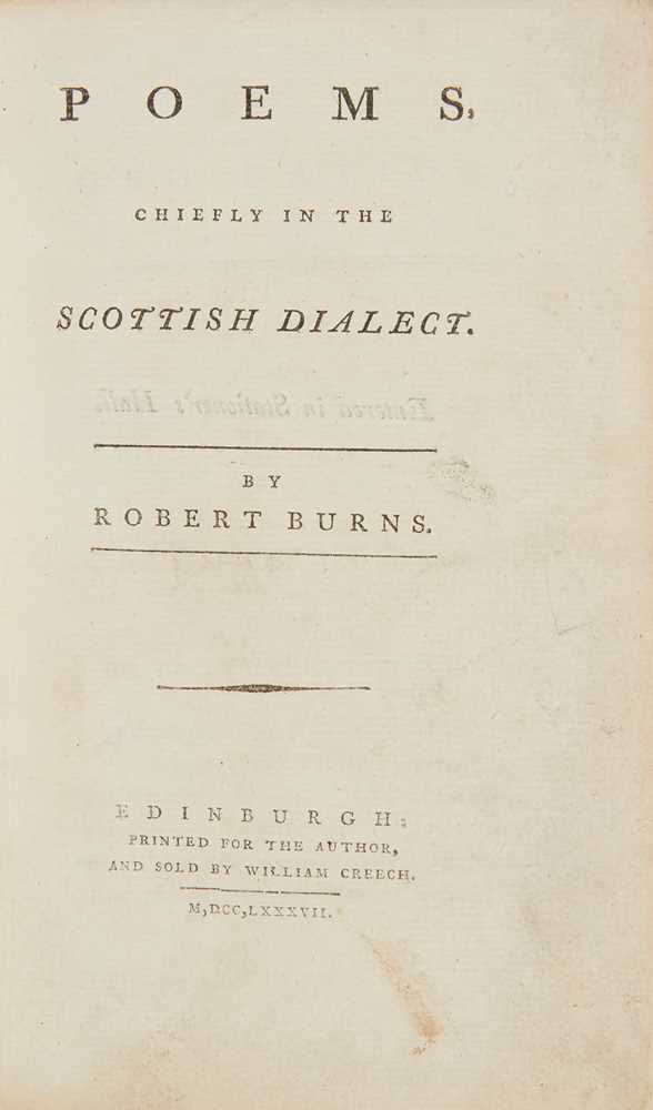 Burns, Robert Poems, chiefly in the Scottish Dialect