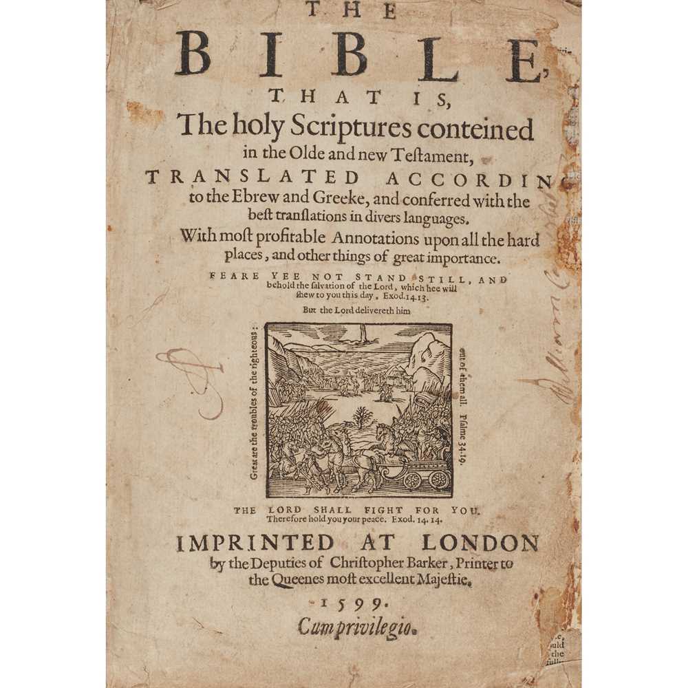 Bible; English; Geneva version The Bible, that is, The Holy Scriptures - Image 2 of 2