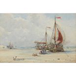 JOHN HERVEY OSWALD (IRISH 1843-1895) A SUMMER DAY - SCHEVENINGEN