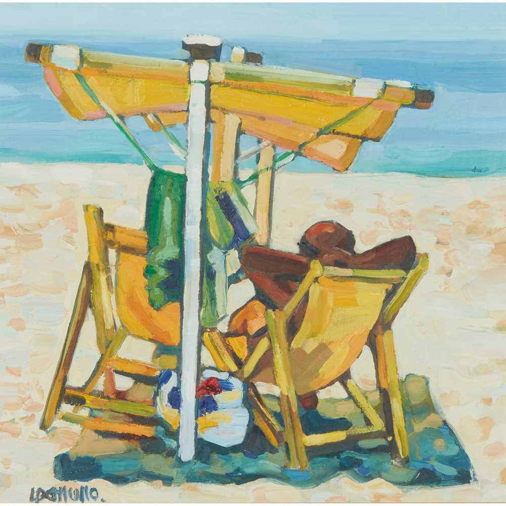 § LIN PATTULLO (SCOTTISH 1949-) SUN LOUNGER