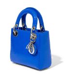 Y Dior: A blue python Mini Lady Dior