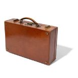 Hermès: A brown leather case