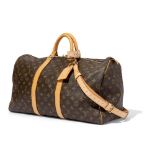 Louis Vuitton: A Monogram leather Keepall 50