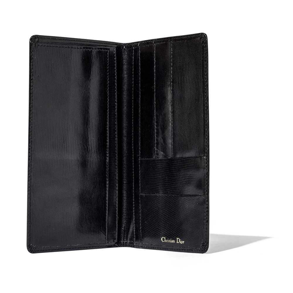 Y Dior: A black lizard pocket wallet - Image 3 of 3