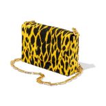 Versace: A leopard print box bag