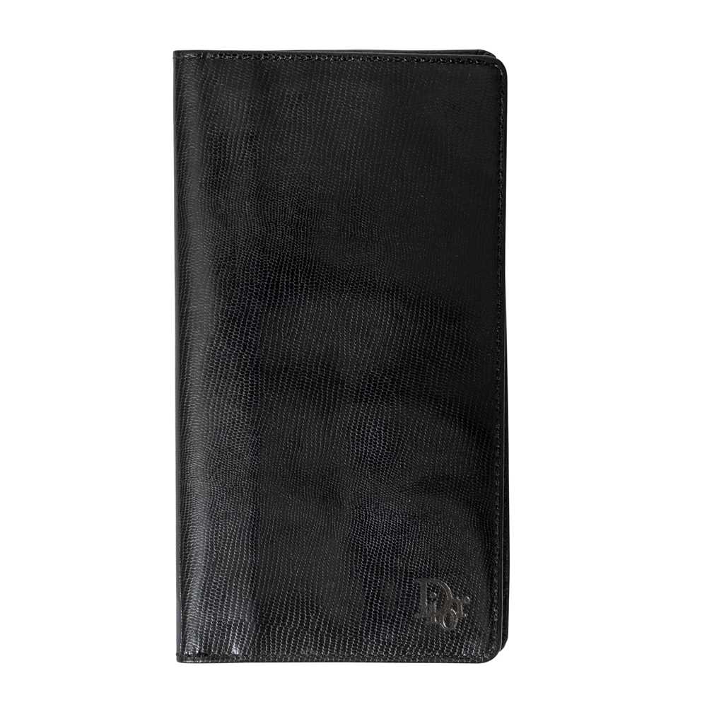 Y Dior: A black lizard pocket wallet - Image 2 of 3