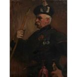 HENRY HARRIS BROWN (BRITISH 1864-1948) PORTRAIT OF COLONEL E. R. CRAWFORD OF AUCHENTROIG (1860-1938)