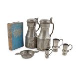 GROUP OF SCOTTISH PEWTER LATE 17TH / 18TH CENTURY